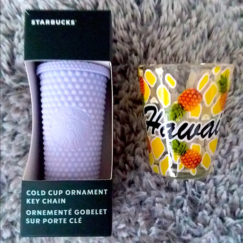 💜Starbucks Matte LILAC Studded Tumbler Mini Ornament keychain Holiday 2021💜 - Picture 4 of 4